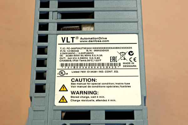 Danfoss VLT FC302 frequency converter