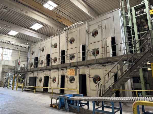 Andritz Pulper Drying Plant with Wet Lap heavy duty press, Layboy, pulper dryer, units baler