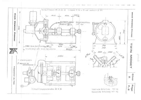 Black Clawson Refiner Twin Hydradisc 16"/18" Refiner *VERKAUFT*