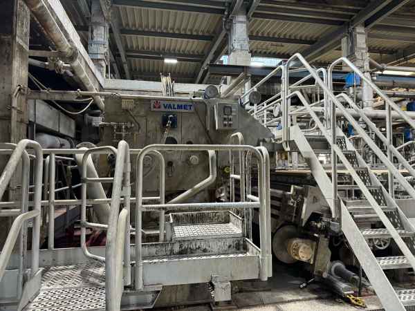 Dörries Valmet 2-lagige Papiermaschine, 2570mm, 270 tato, Testliner Fluting, mit Schuhpresse