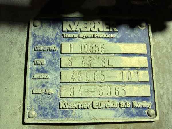 Voith Thune SP45SL Schneckenpresse