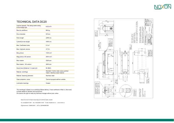 Zentrifuge NOXON DC20-ELHS