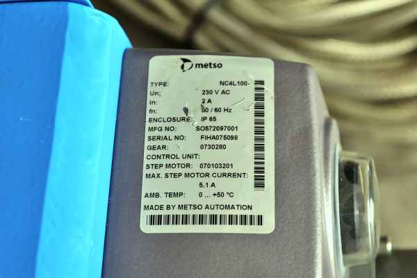 Neles ACE RAW DN100 NC4L-100 Flächengewichtsventil *VERKAUFT*