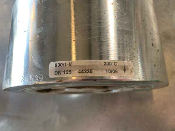 Rückschlagventil 930-1/M DN125