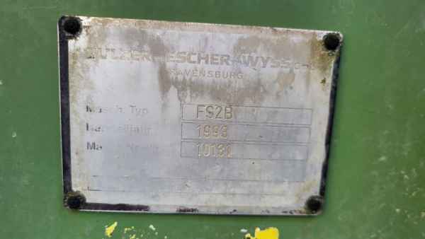 Voith Escher Wyss FS2B Fibersorter