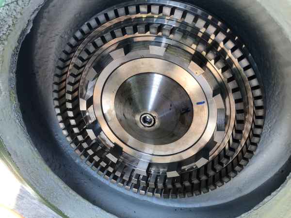 Escher Wyss E1K Entstippergarnitur am Rotor