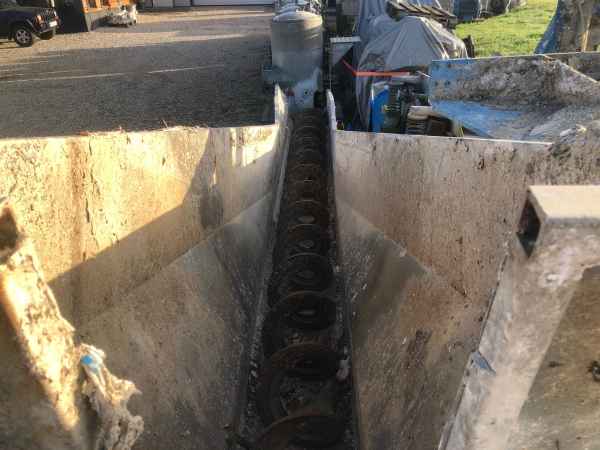 achslose Förderschnecke mit 6 Metern Länge