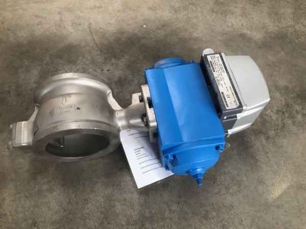 Neles RAA DN100 EC07 ND9102HN Ball Segment Valve refurbished