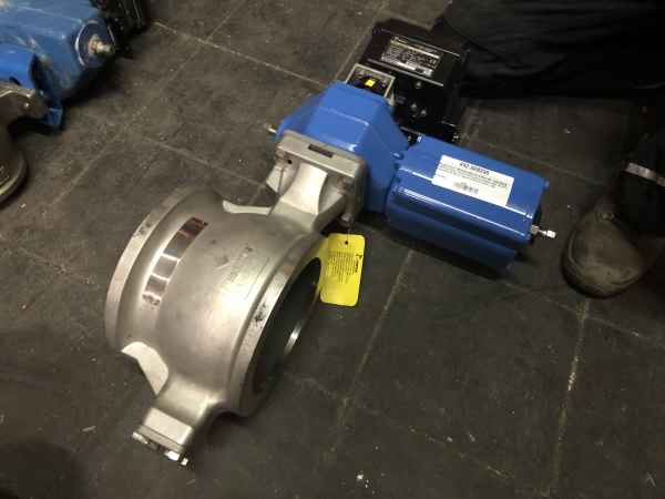 Neles RAA DN150 B1CU9/25 NE724 ball segment valve