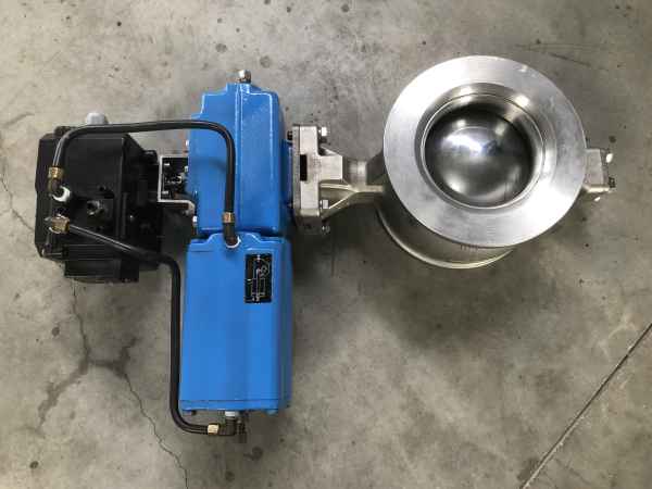 Neles RAA DN150 B1CU9/25 NE724 ball segment valve