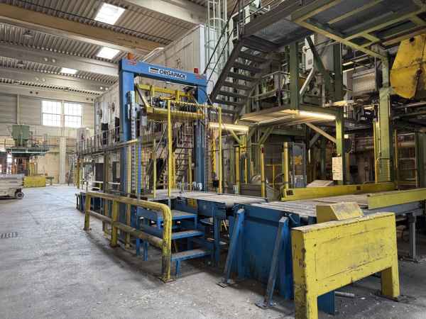 Andritz Pulper Drying Plant with Wet Lap heavy duty press, Layboy, pulper dryer, units baler