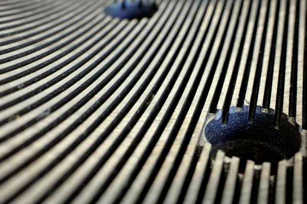 detailed view of refiner set for Andritz CC380