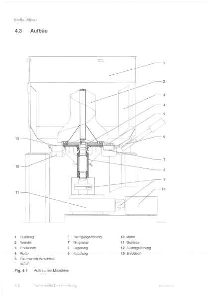 Pulper Stofflöser für Hochkonsistenz Escher Wyss ST7CW ST8CW