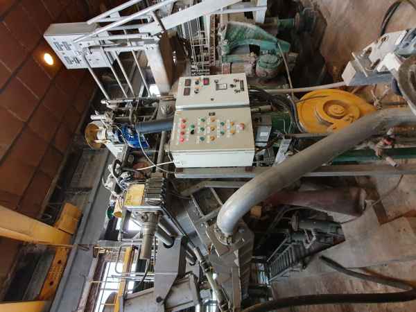 Black Clawson Papiermaschine 445cm, 400tato, 80 - 200g/m2, Leimpresse
