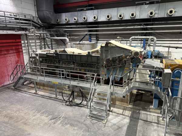 Kvaerner Hymac Inc. Doppelsiebpresse Wet Lap 1,2m