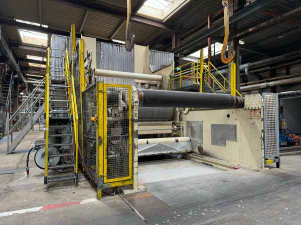 Dörries Valmet 2-lagige Papiermaschine, 2570mm, 270 tato, Testliner Fluting, mit Schuhpresse
