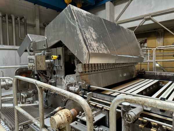Valmet 2-lagige Papiermaschine, 2570mm, 380 tato, Testliner Fluting, mit Schuhpresse