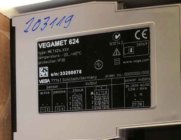 VEGA Vegamet 624 MET624.XXX